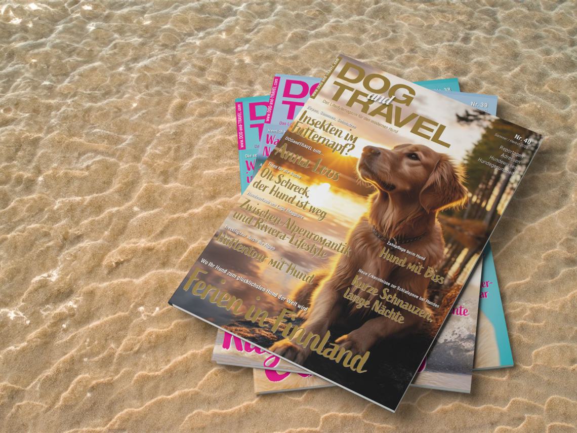 DOGandTRAVEL Fächer Sandstrand